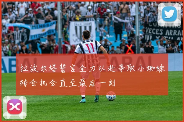 拉波尔塔誓言全力以赴争取小蜘蛛转会机会直至最后一刻